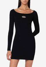Diesel M-Vera Fitted Mini Dress  Black A141880DLAX/R_DIESE-9XX