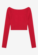 Diesel M-Vera Cropped Top Red A141890DLAX/Q_DIESE-42A