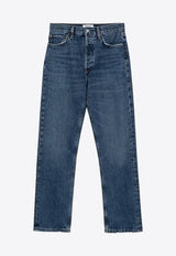 Agolde 90's Straight Ribbed Jeans Blue A154F1141/P_AGOLD-RNGE