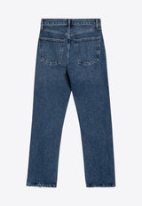 Agolde 90's Straight Ribbed Jeans Blue A154F1141/P_AGOLD-RNGE