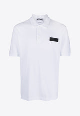 Moschino Logo-Patch Polo T-shirt A1608 2042 0001
