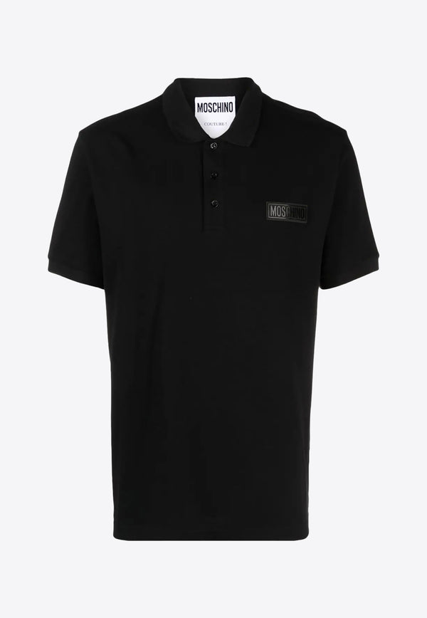 Moschino Logo-Patch Polo T-shirt A1608 2042 0555