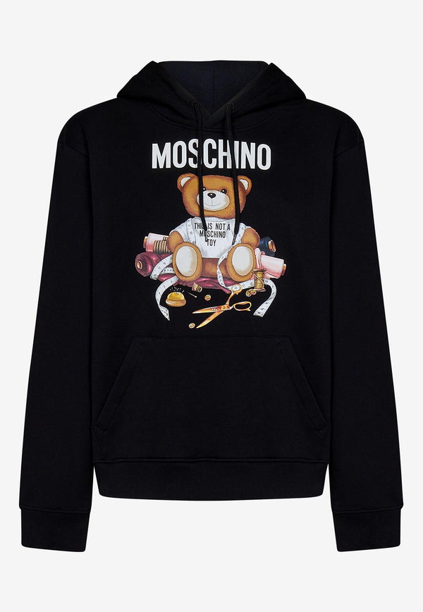 Moschino Tailor Teddy Bear Hooded Sweatshirt Black A1707 5528 1555
