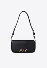 Karl Lagerfeld K/Signature Leather Crossbody Bag Black A1W30039_BLACK