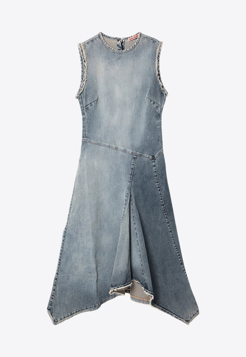 Acne Studios Washed Denim Sleeveless Dress Light Blue A20701DE/P_ACNE-863