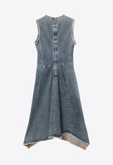 Acne Studios Washed Denim Sleeveless Dress Light Blue A20701DE/P_ACNE-863