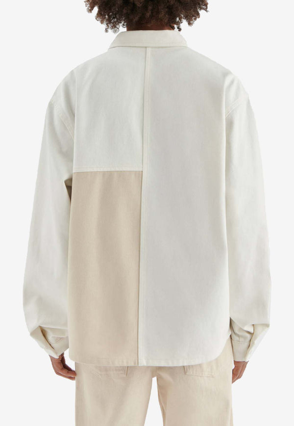 Axel Arigato Block Long-Sleeved Shirt A2159001BEIGE