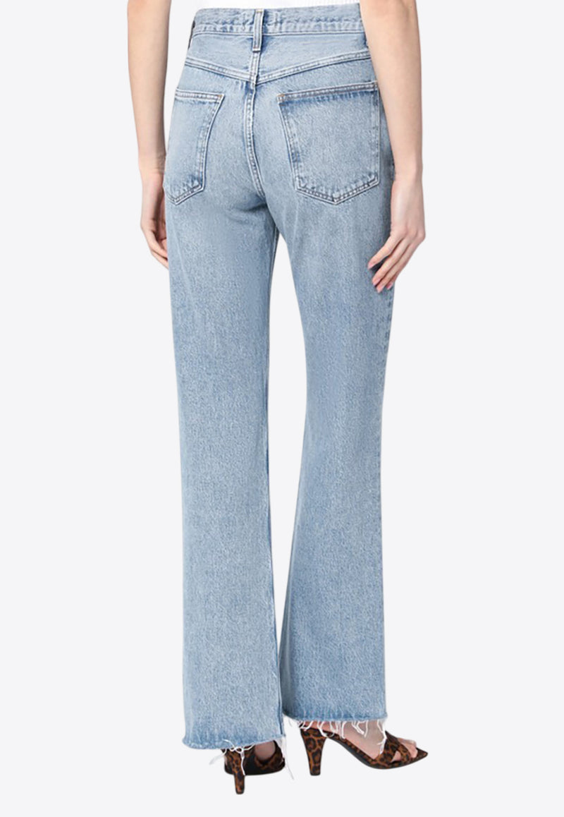 Agolde High-Waist Faded Jeans Blue A2181206/R_AGOLD-STAE