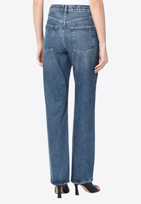 Agolde  Straight-Leg Faded Jeans Blue A2291535/R_AGOLD-ESS