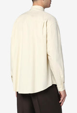 Auralee Classic Long-Sleeved Shirt Beige A24AS02TNCO/P_AURA-LE