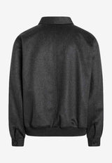 Auralee Cashmere Zip Jacket Gray A25AB03CMWS/R_AURA-TC