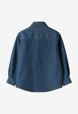 Il Gufo Boys Buttoned Denim Shirt Blue A25GCL0008J0056-BDE/R_GUFO-497