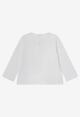 Il Gufo Babies Bunny Print Long-Sleeved T-shirt White A25GTA0010MF002-BCO/R_GUFO-100