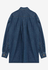 Auralee Oversized Denim Shirt Blue A25SS01SDDE/Q_AURA-MI