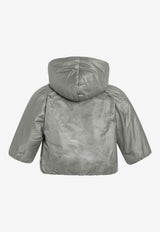 Teddy & Minou Babies Hooded Puffer Jacket Green A25TGM0003N0068NY/R_TEDDY-588