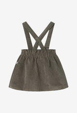 Teddy & Minou Baby Girls Corduroy Overalls Green A25TST0001V0020CO/R_TEDDY-594