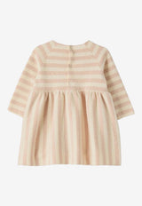 Teddy & Minou Baby Girls Striped Dress Pink A25TVL0004M1091CO/R_TEDDY-333
