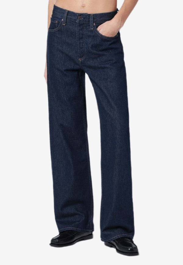 Agolde Arc Washed Straight-Leg Jeans Blue A2901810/S_AGOLD-NSE