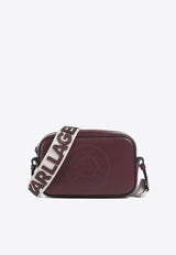 Karl Lagerfeld K/Circle Grained Leather Crossbody Bag Burgundy A3W30310_BURGUNDY