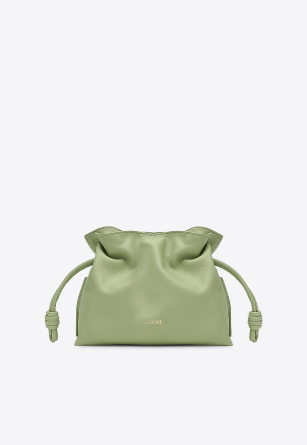 Loewe Mini Flamenco Leather Shoulder Bag Green A411FC2X73LE/P_LOEW-3916