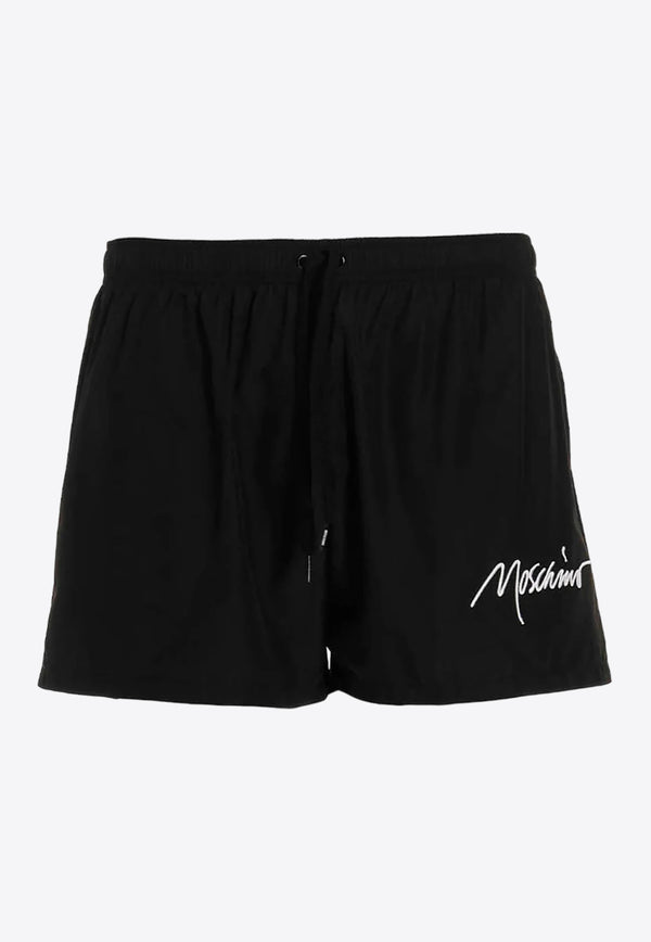 Moschino Logo-Embroidered Swim Shorts A4201 0274 1555