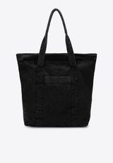 Our Legacy Washed Canvas Tote Bag Black A4248ABCO/P_OLEGA-RB