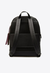 Karl Lagerfeld Ikon Pebbled Leather Backpack Black A4W30003_BLACK