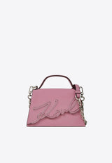 Karl Lagerfeld Small K/Signature Crossbody Bag Pink A4W30033_PINK