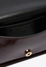 Karl Lagerfeld K/Signature Naplak Leather Shoulder Bag Brown A4W30041_BROWN
