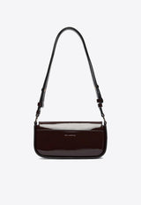 Karl Lagerfeld K/Signature Naplak Leather Shoulder Bag Brown A4W30041_BROWN