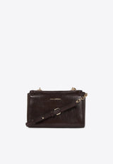 Karl Lagerfeld K/Autograph Glossy Crossbody Bag Brown A4W30106_BROWN