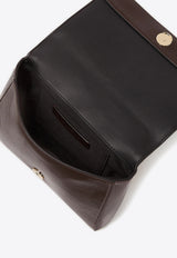 Karl Lagerfeld K/Autograph Glossy Crossbody Bag Brown A4W30106_BROWN
