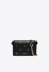 Karl Lagerfeld K/Autograph Leather Crossbody Bag Black A4W30110_BLACK