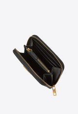 Karl Lagerfeld Medium K/Autograph Zip-Around Wallet Black A4W32036_MULTI COLO