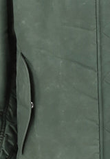 Agolde Nisa Vintage Bomber Jacket Green A5032_000_STEGR