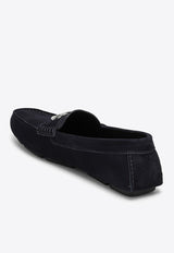 Dolce & Gabbana Logo-Plaque Suede Loafers A50598AT441/O_DOLCE-86115