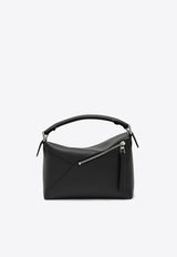 Loewe Small Puzzle Leather Top Handle Bag Black A510P60X41LE/Q_LOEW-1100