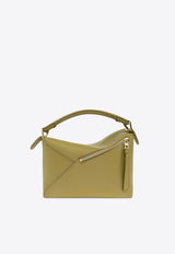Loewe Small Puzzle Edge Top Handle Bag Moss A510P60XACLE/R_LOEW-4221