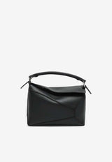 Loewe Small Puzzle Edge Top Handle Bag Black A510P60XACLE/S_LOEW-1100