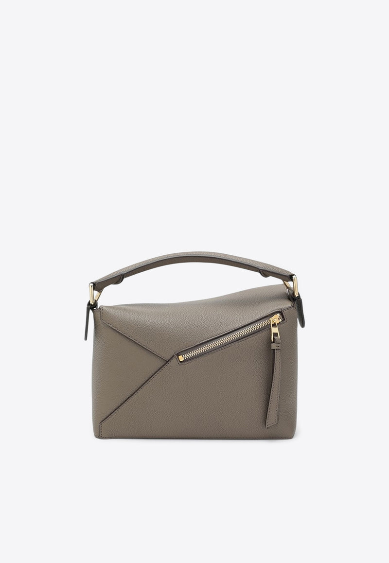 Loewe Small Puzzle Edge Top Handle Bag Taupe A510P60XAWLE/S_LOEW-3170