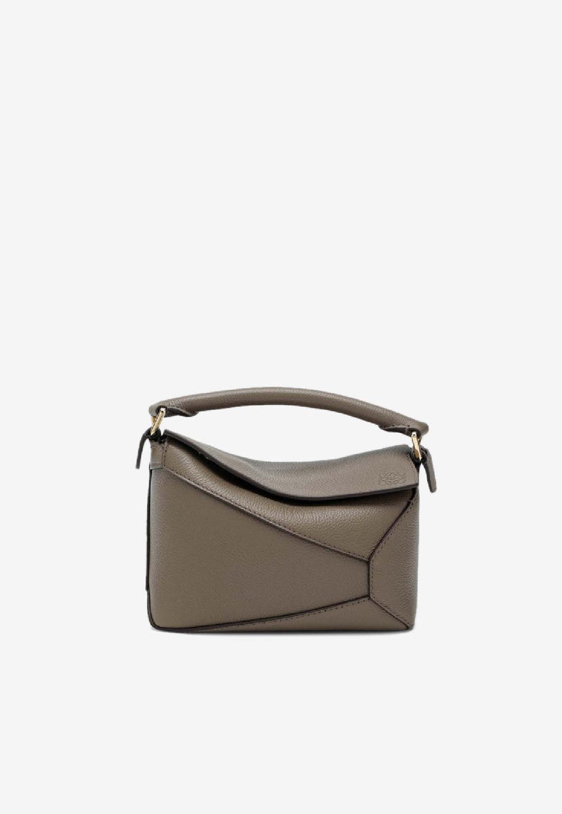 Loewe Mini Puzzle Edge Top Handle Bag Taupe A510P88X60LE/S_LOEW-3170