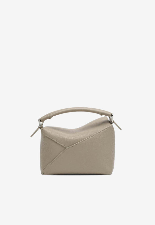 Loewe Mini Puzzle Edge Top Handle Bag Taupe A510P88X60LE/S_LOEW-5541