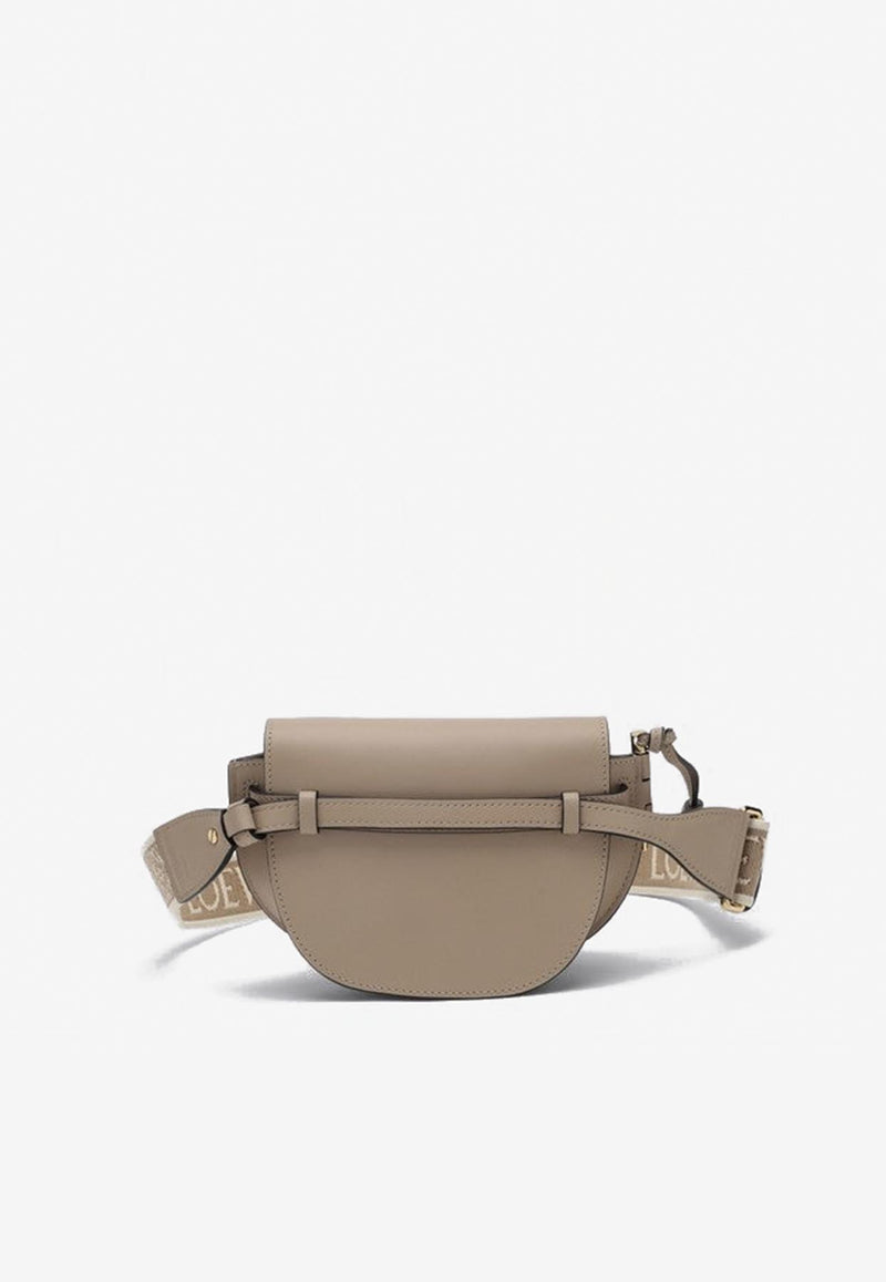 Loewe Mini Gate Dual Crossbody Bag in Calf Leather Beige A650N46X13LE/P_LOEW-2150