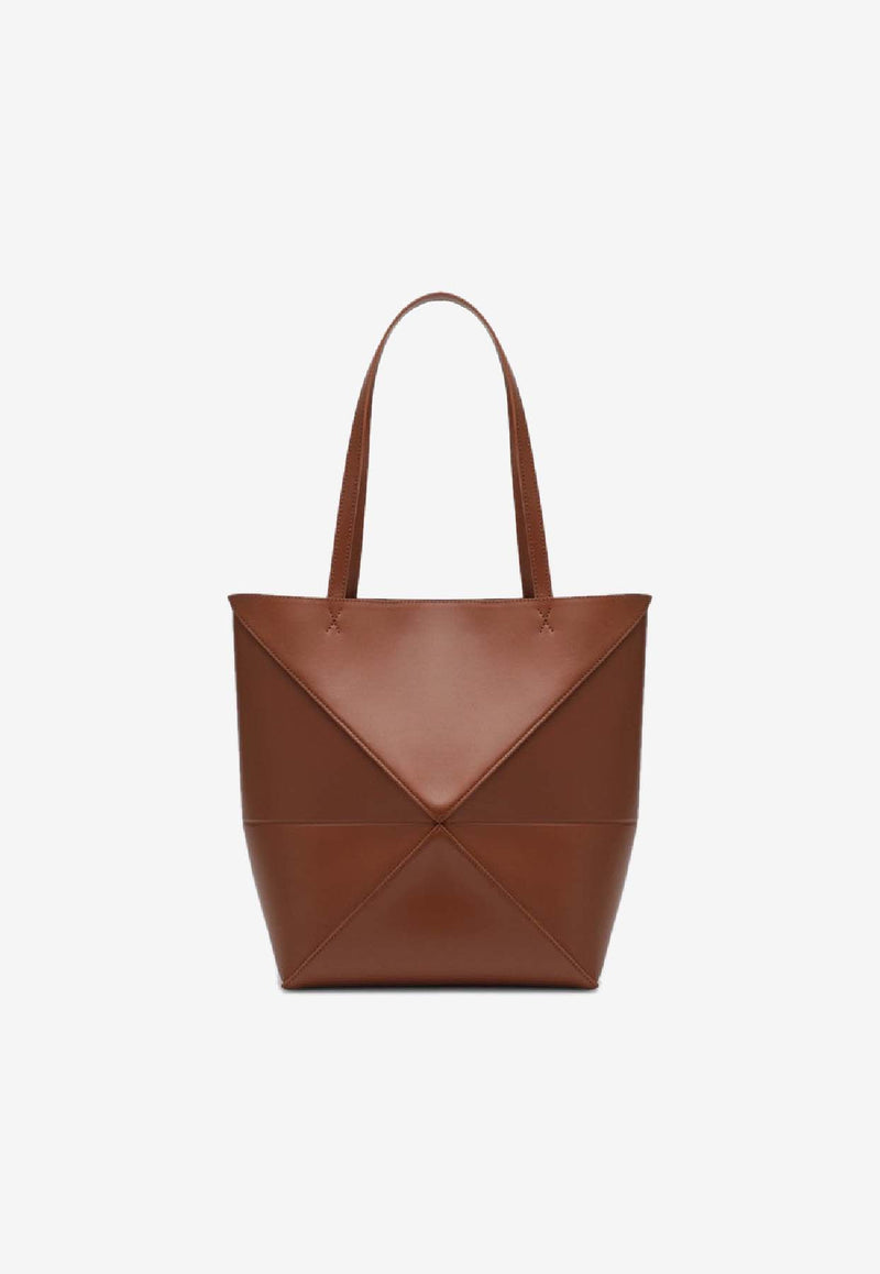 Loewe Medium Puzzle Fold Tote Bag  Brown A657G50X01LE/S_LOEW-4927