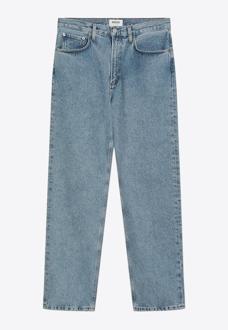 Agolde Classic Straight Jeans Blue A6731206/Q_AGOLD-CIRT