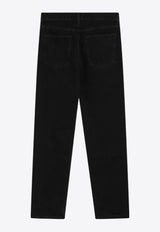 Agolde Classic Straight-Leg Jeans Black A6731683/Q_AGOLD-KBR