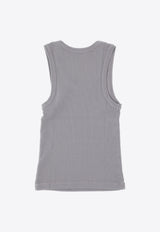 Agolde Ribbed Poppy Tank Top Gray A7056-1260_000_STCLD