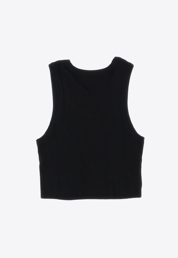 Agolde Cropped Poppy Tank Top Black A7225-1260_000_BLK