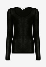 Agolde Corey Long-Sleeved Top A7285-1618BLACK