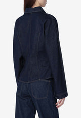 Agolde Essential Denim Shirt Indigo A74011812/S_AGOLD-NSE